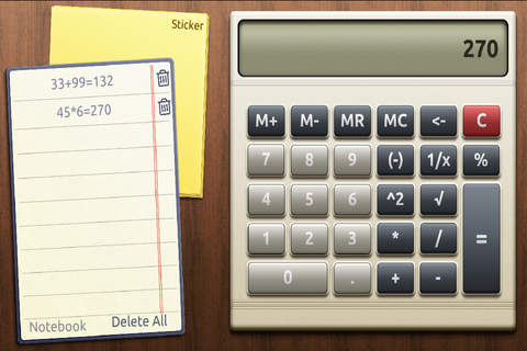 Calculator With Notepad Pro screenshot 2