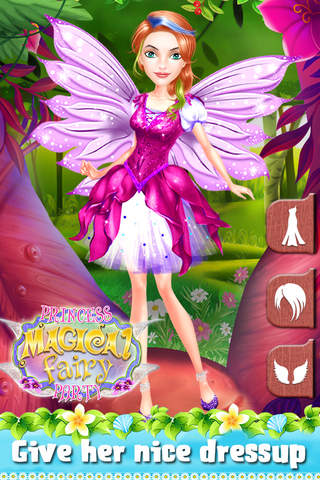 Princess Magical Fairy Party screenshot 2