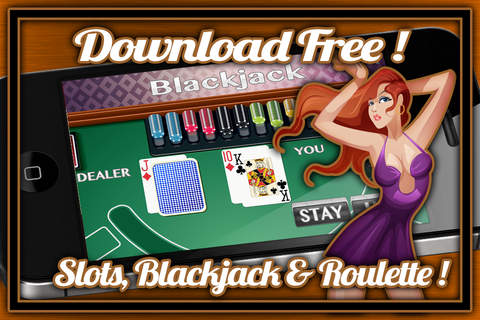 AAA Aawesome Las Vegas Jackpot - Blackjack, Roulette & Slots! Jewery, Gold & Coin$! screenshot 3