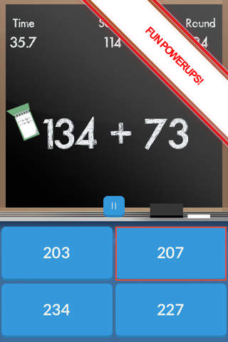 Math Race: Free Mathematics Training Game screenshot 2