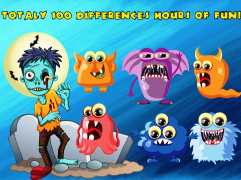 【免費遊戲App】Zombie Differences Game-APP點子