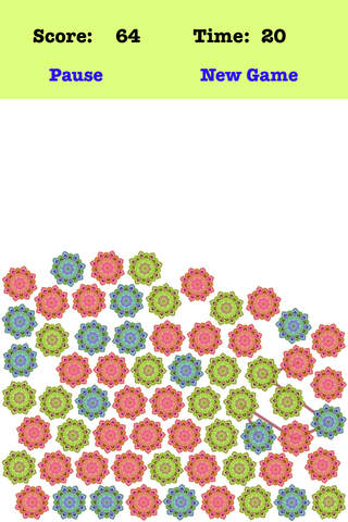 Gravity Petal - Link the petals according to the order of the red green blue screenshot 2