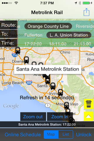 My Metrolink Edition Instant Route and Stop Finder - Trip Planner screenshot 3