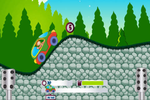 Cartoon Car Racing Game screenshot 2