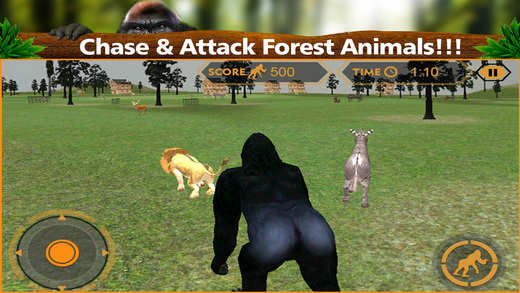 【免費遊戲App】Wild Gorilla Attack Simulator 3D-APP點子