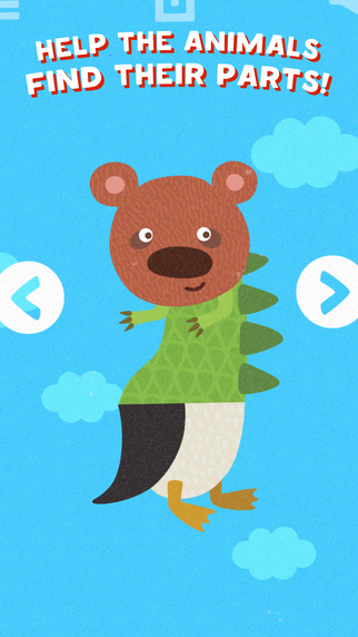 Mishmash – complete the animal Beautiful and funny educational game for kids and parents