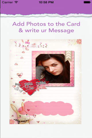 Text2Gift: Send Cards for Love, Birthdays and more by SMS, Facebook, twitter or Whatsapp. screenshot 2