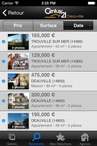 CENTURY 21 TIRARD GARDIE DEAUVILLE IMMOBILIER screenshot 2