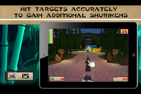 Flick Ninja 3D screenshot 2