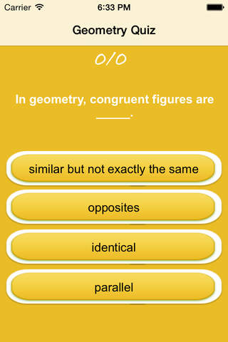 Mathematics Geometry Shapes Terminology Quiz screenshot 3