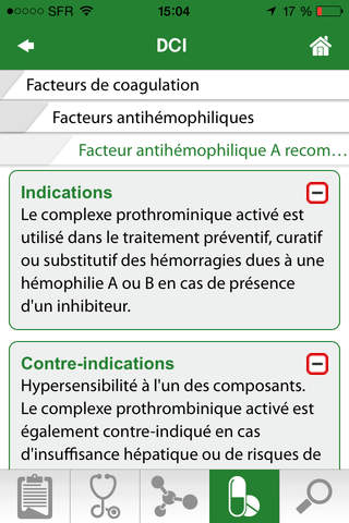 Guide de thérapeutique 2015 screenshot 3