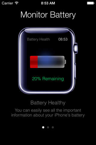 Battery Health - Monitor Battery Stats and Usage, Glance at Battery Life for iPhone screenshot 2