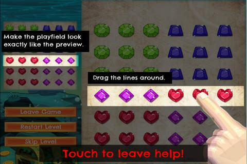 Captain's Loot - FREE - Slide Rows And Match Treasure Chest Jewels Super Puzzle Game screenshot 4