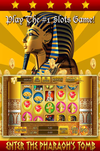 *777* Pharaoh Tomb Slots - Casino Games HD screenshot 4