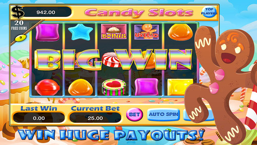 Candy slots machine – Free vegas style progressive casino game