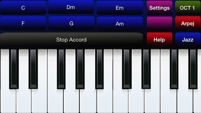 piano pro with arpej and accord