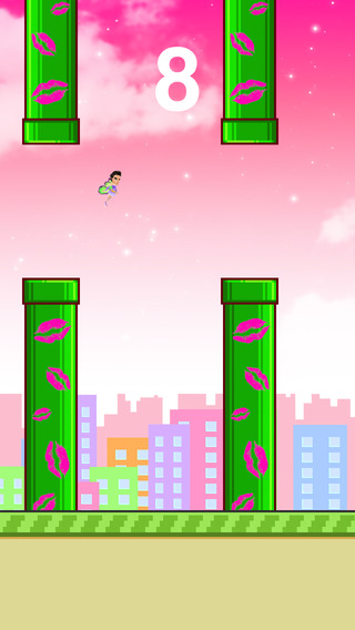 【免費遊戲App】Flappy KimYe Pixie-APP點子