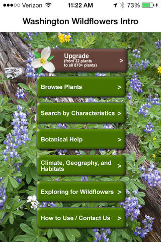 Washington Wildflowers Intro screenshot 2