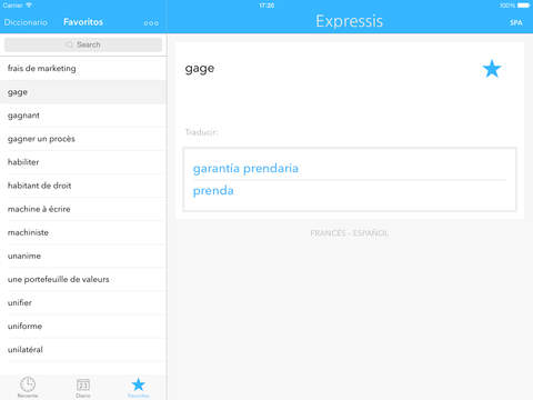 【免費商業App】Expressis Business & Law Dictionary Español - Francés-APP點子