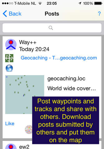 Way++ | Community based outdoor navigation screenshot 3