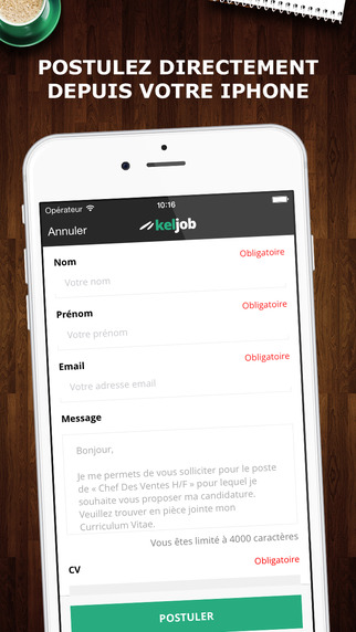 【免費商業App】Keljob : Offres d’emploi en France en CDI, stage et intérim-APP點子