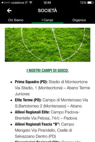 Abano Calcio screenshot 4