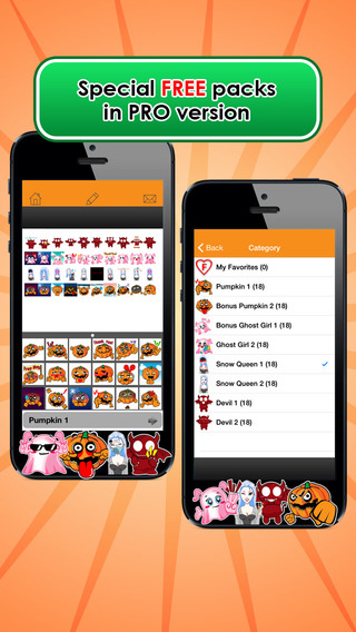 【免費娛樂App】Emoji Kingdom 15 Free Pumpkin Halloween Emoticon Animated for iOS 8-APP點子