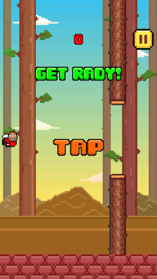 【免費遊戲App】Forest Smash - Tap Trees to Stomp Man-APP點子