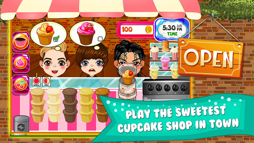 Cupcake Dessert Pastry Bakery Maker Dash - candy food cooking game