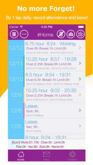 Easy attendance and leave-TimeAndEntry