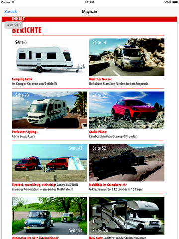 Wohnmobile, Caravan & Freizeit Magazin Ausgabe 07 screenshot 3