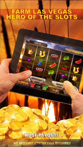 Farm Las Vegas Hero Of The Slots - FREE Slot Game Gold Jackpot