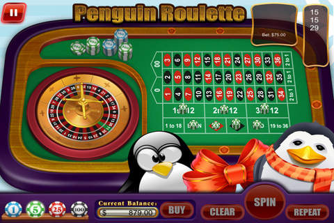 Social Penguin Hit & Win Vegas Roulette Craze Casino Games Pro screenshot 4