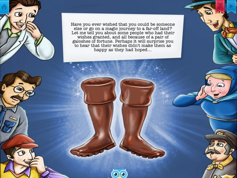 The Galoshes of Fortune - Have fun with Pickatale while learning how to read! screenshot 2