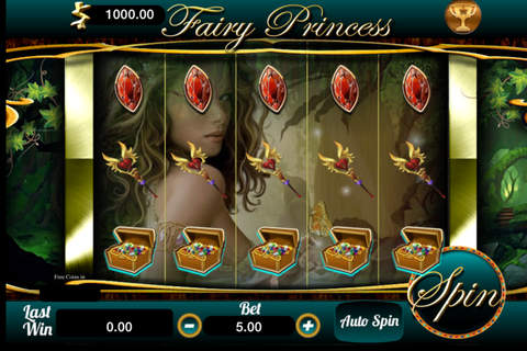 AAA Fairy Princess Slots - FREE Vegas Style Casino Slot Machine screenshot 2