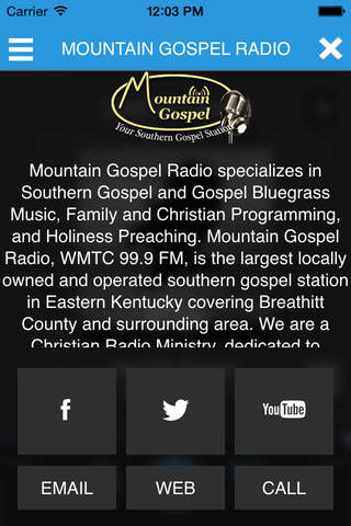 Mountain Gospel Radio screenshot 3