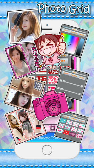 【免費生活App】Fun Frame photo camera editor: Plus sticker,filters,effects,grid and border stitch-APP點子