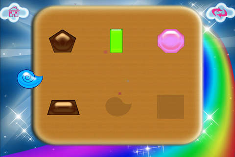 Basic Shapes Wood Magical Puzzle Match Game screenshot 3