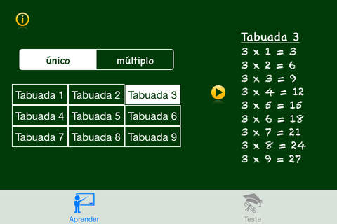 Multiplication (times tables) screenshot 2