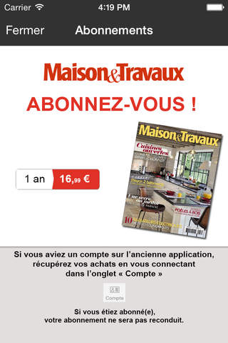 Maison & Travaux Magazine screenshot 2