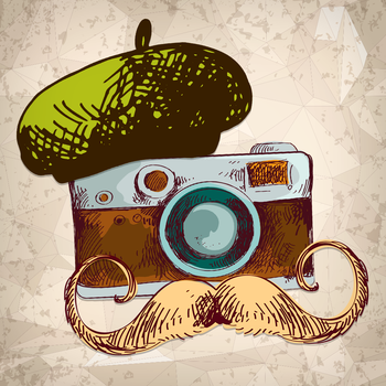 A Hipster Guy Photo Booth FREE - The Cool Effects Stickers for your Pictures LOGO-APP點子