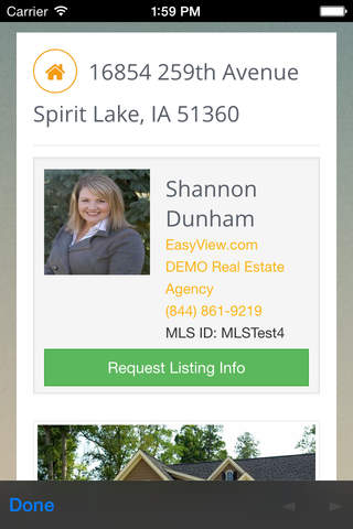 EasyView™ - Quickly View Listing Information and Connect With Real Estate Agents screenshot 3