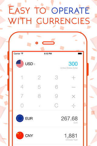 Currency - Worldwide Exchange Rate Converter Widget for Travelers and Businessmen screenshot 4