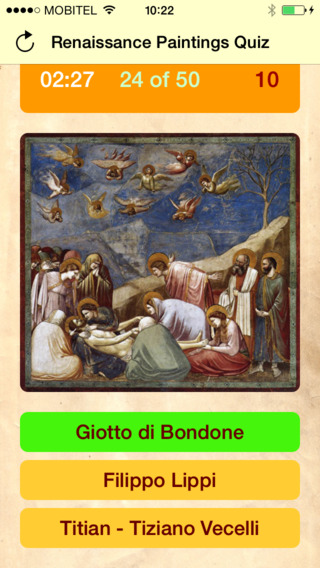 【免費遊戲App】Renaissance Paintings Quiz-APP點子