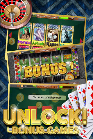 Slots of Gods & Kings of the Heavens 777 Casino HD - Lucky Slot Machine Games screenshot 4