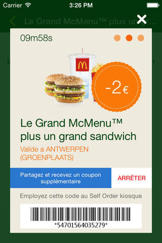 McDonald's Belgium screenshot 4