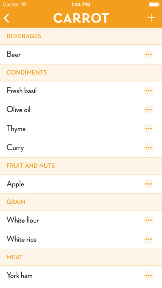 【免費生活App】Carrot - turn your fridge into a Chef!-APP點子