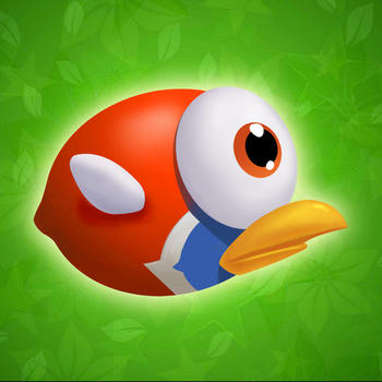 Red bird bros in Flappy Forest Free -  Addicting Birds App Game LOGO-APP點子