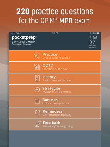 免費下載教育APP|CPIM® MPR Exam Prep 2015 app開箱文|APP開箱王