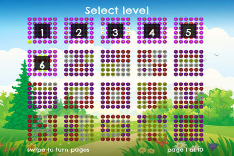 Meadow Flow - FREE - Slide Rows And Match Colorful Daisies Puzzle Game screenshot 2